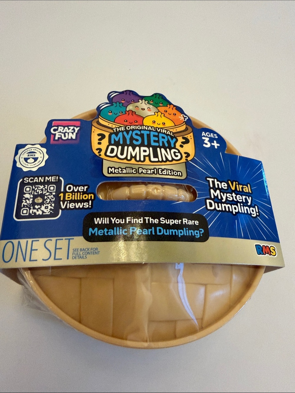 RMS Mystery Dumpling Metallic Pearl Edition Viral Squishy NWT Sealed